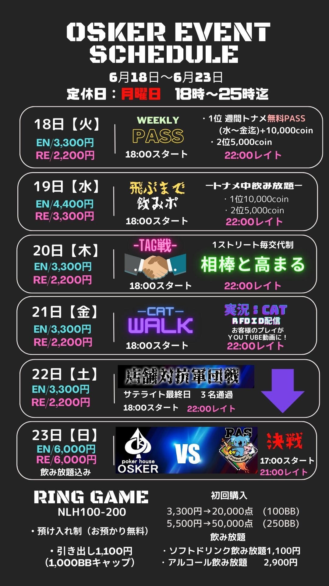 ついに決戦を迎える六月の第三週目!様々な思いがかけめぐるこの戦い、謀反、反乱軍を超えて我が軍に勝利の祝日を！